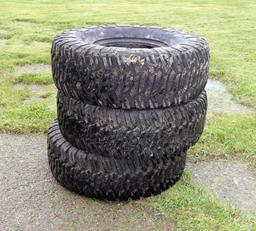 (3) GOOD YEAR 35X12.5 R15 LP TIRES, LIKE NEW