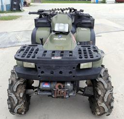 2003 Polaris Sportsman 500 6x6 on demand automatic variable transmission w/ manual dump and front ra