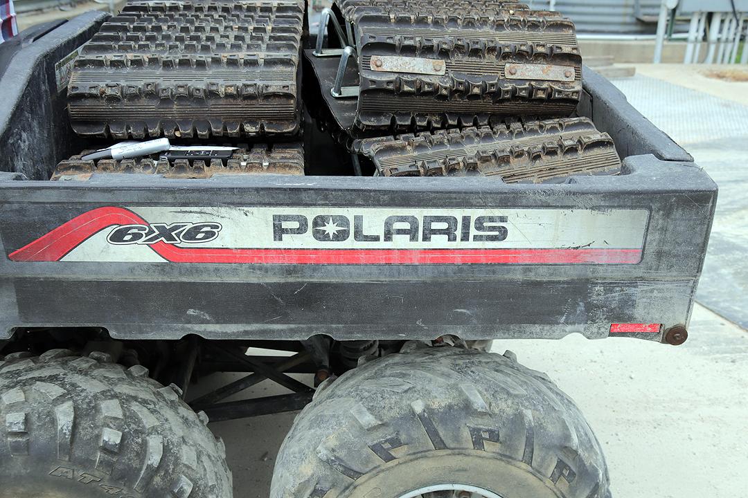 2003 Polaris Sportsman 500 6x6 on demand automatic variable transmission w/ manual dump and front ra