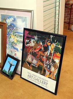 Lot of misc. paintings, prints, wall décor