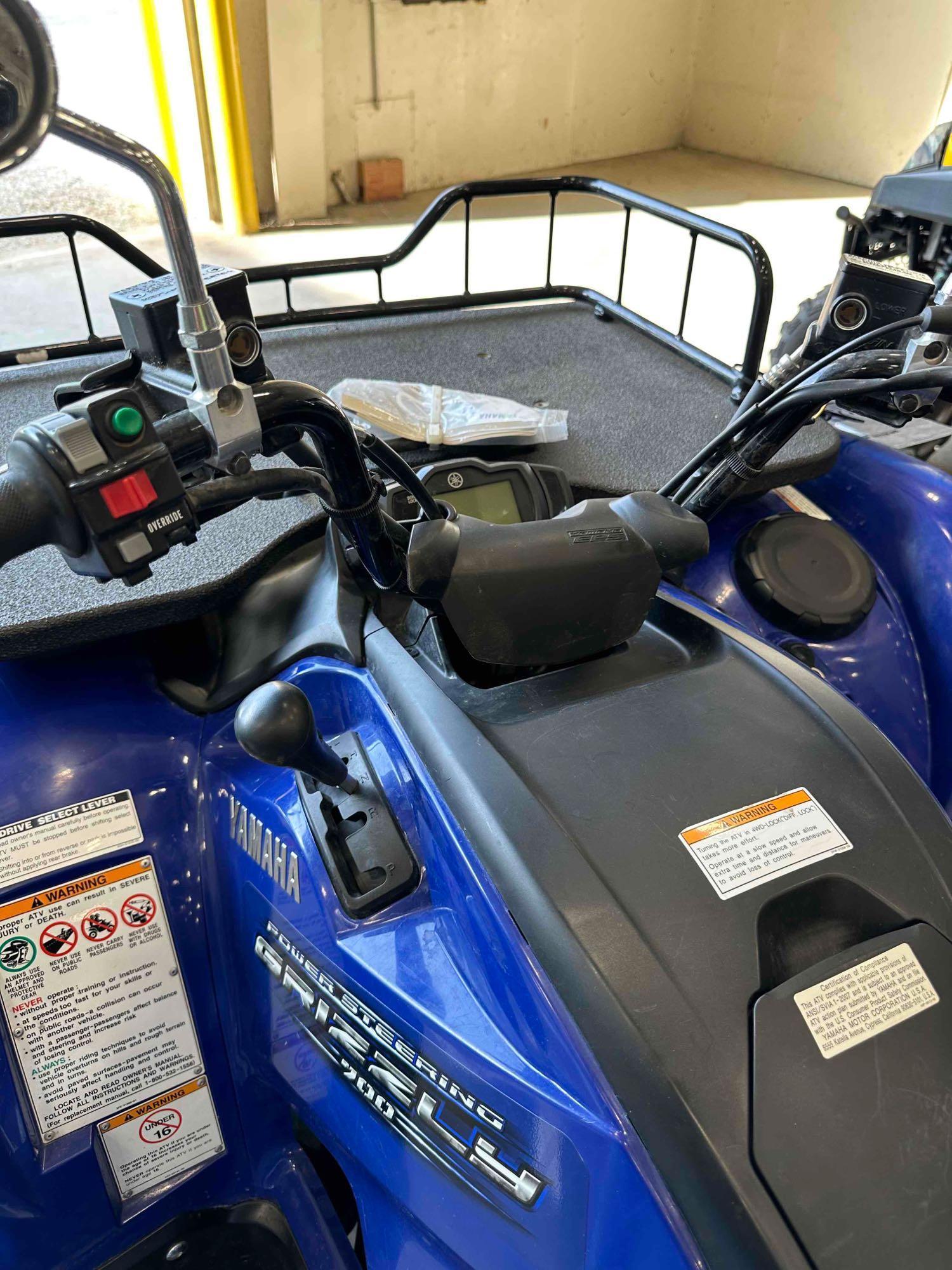 2011 YAMAHA GRIZZLEY 700 ATV