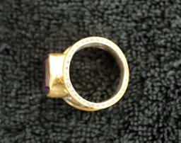 Amethyst Stone Ring