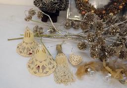 Pinecone Tree, Wreath and Other Christmas Items