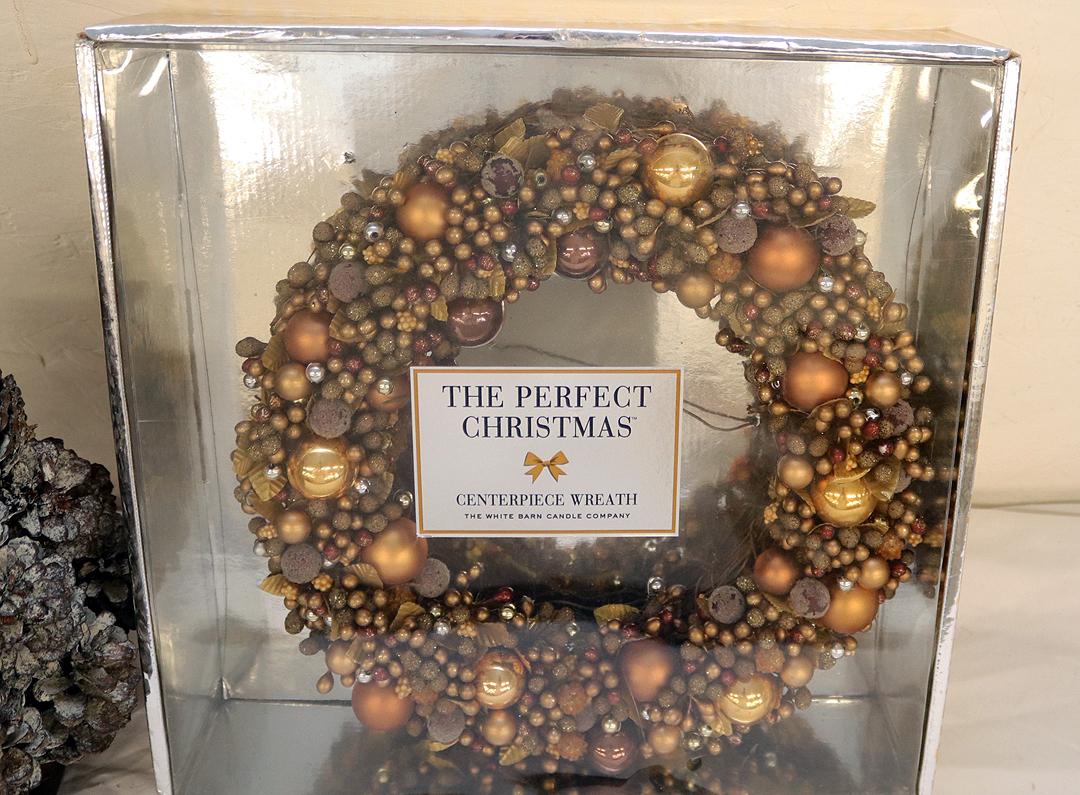Pinecone Tree, Wreath and Other Christmas Items