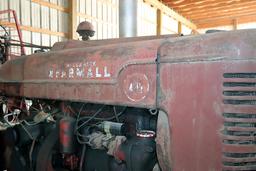 Farmall M Wide-front, gas tractor w/ good rubber, pto & rear hydraulics, sn: 116957