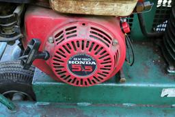 ROL-AIR SYSTEMS HONDA 5.5 HP GAS ENGINE CONSTRUCTION AIR COMPRESSOR SINGLE FRONT TIRE