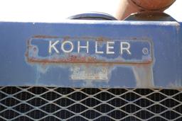 KOHER GENERATOR MOUNTED ON WAGON GEAR