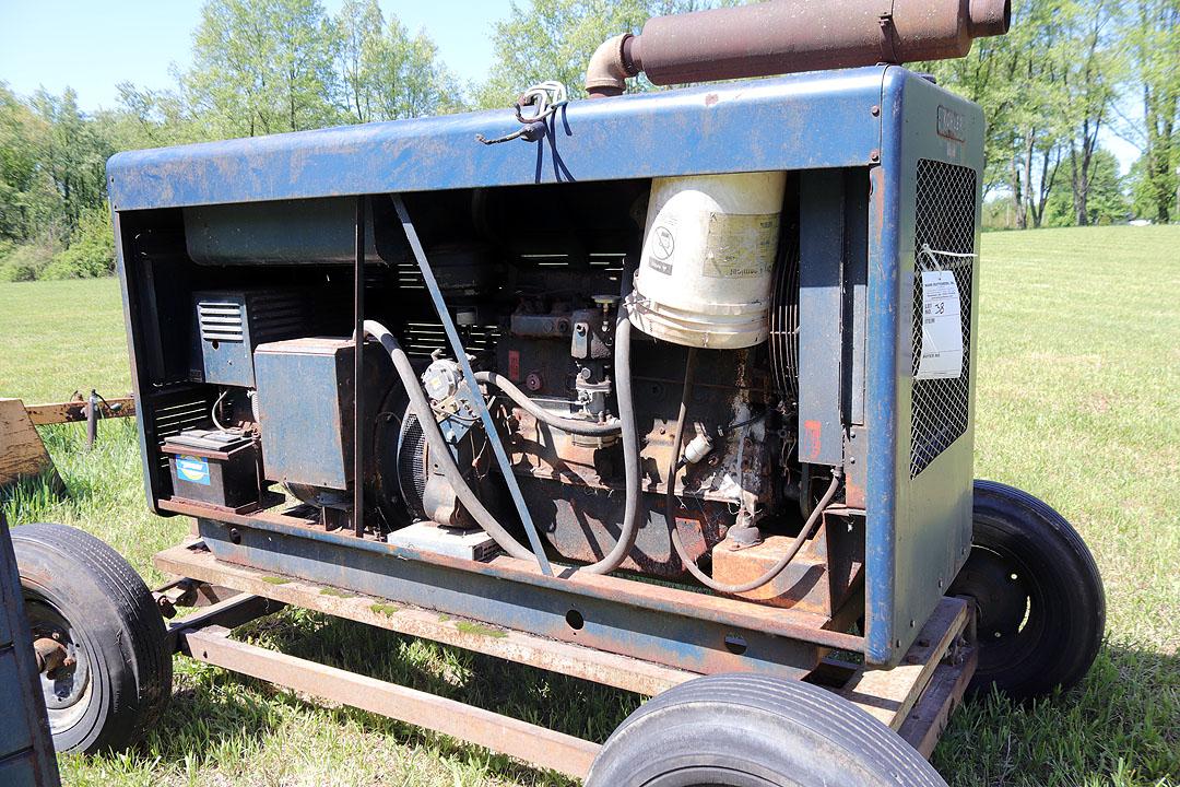 KOHER GENERATOR MOUNTED ON WAGON GEAR