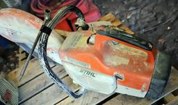 STIHL MODEL TS400 GAS POWERED MASONARY SAW W/ 12" BLADE