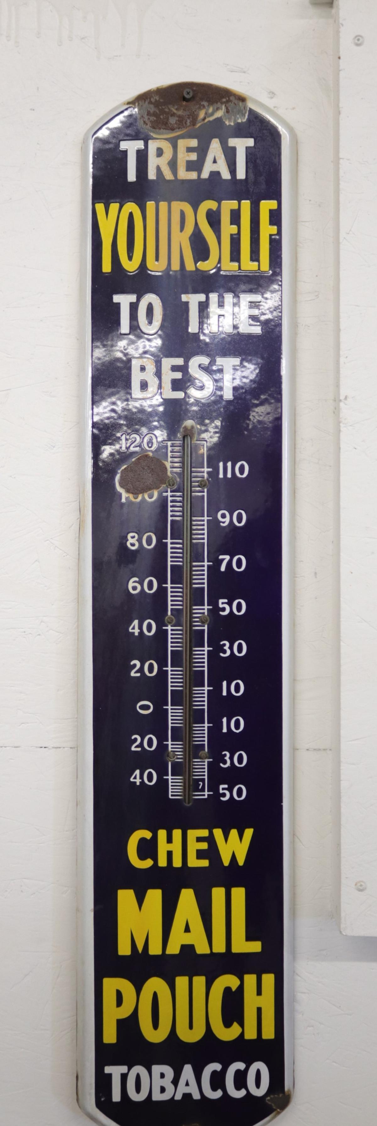 Mail Pouch Thermometer