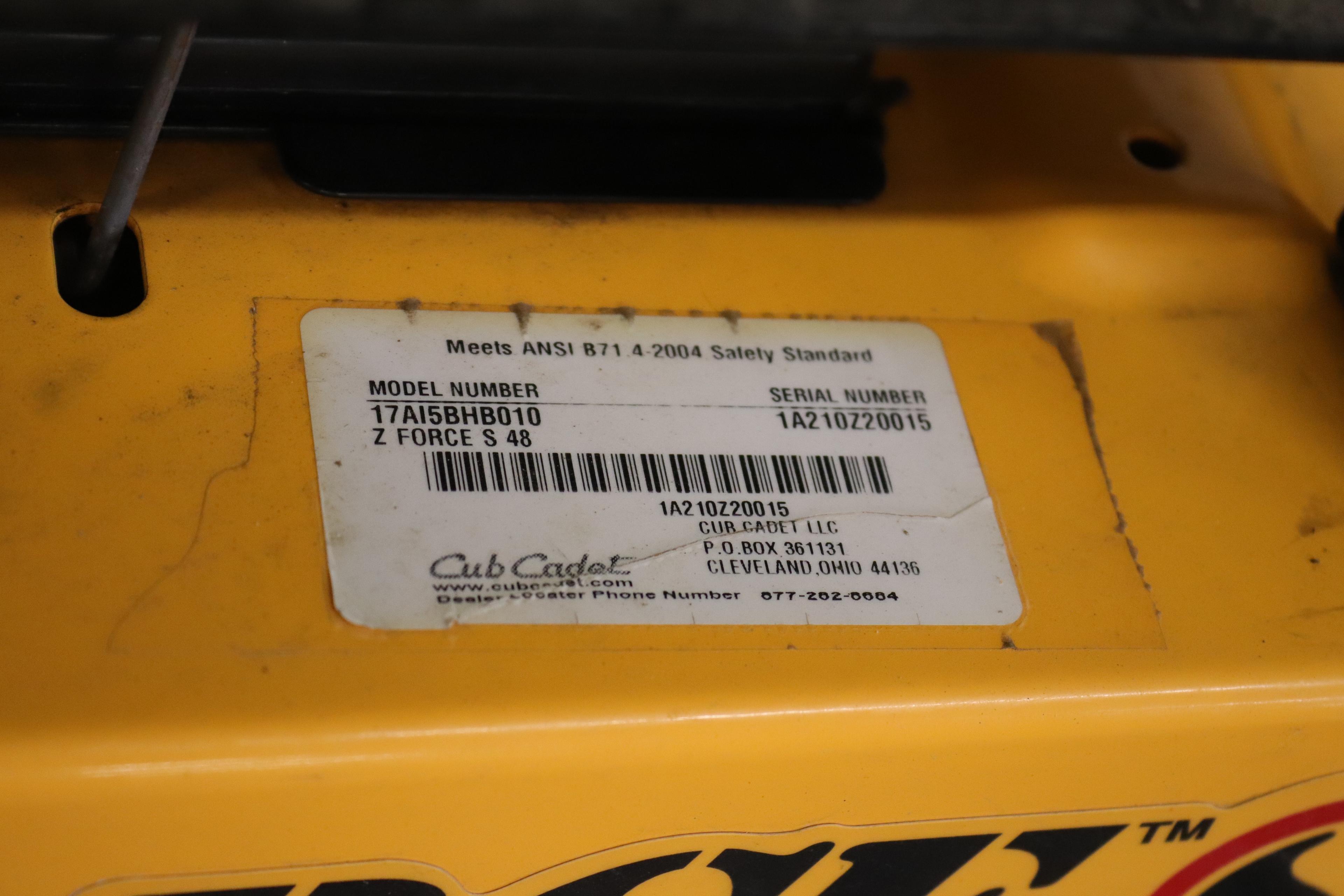 Cub Cadet Zero Turn Mower