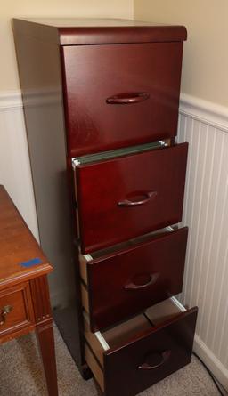 WOOD FILE CABINET