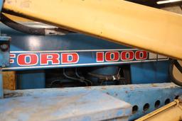 Ford 1000 Diesel Tractor, 2144 Hours, 3 pt. and Kelly Loader 4' with Wheel Weights, Full Set of Chai