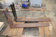 Set of Forklift Forks, approx. 45"; THIS ITEM IS LOCATED AT 21067 Protecta Drive Elkhart, IN 46516