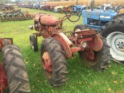 MCCORMICK FARMALL SUPER A TRACTOR, PTO, NOT COMPLETE, MISSING CYLINDER HEADS, POSSIBLY MORE, NON RUN