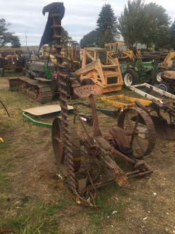 MCCORMICK DEERING NO. 7 HORSE DRAWN 6' SICKLE BAR MOWER