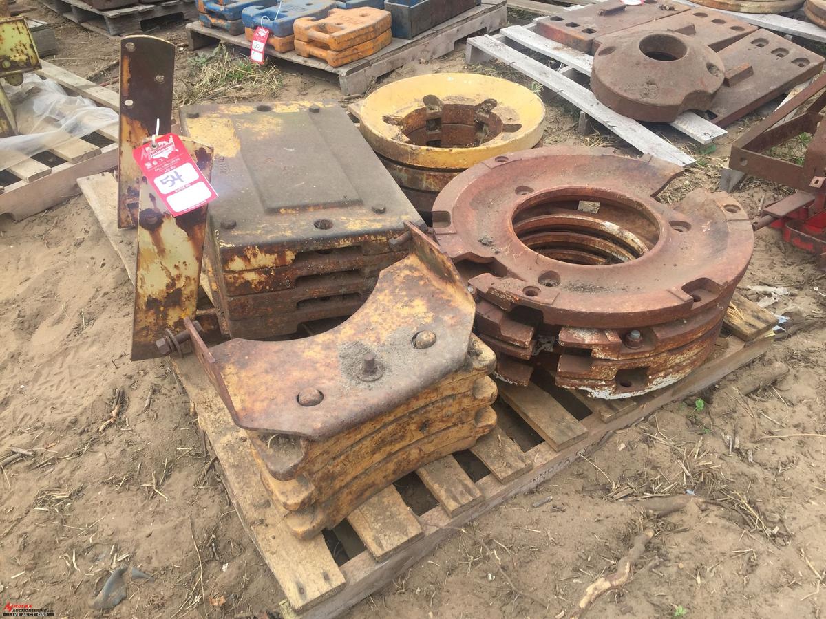 JOHN DEERE REAR DOZER WEIGHTS, FORD REAR TRACTOR WEIGHTS
