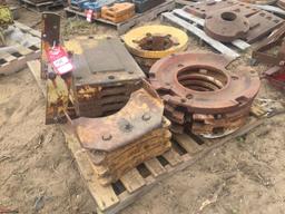 JOHN DEERE REAR DOZER WEIGHTS, FORD REAR TRACTOR WEIGHTS