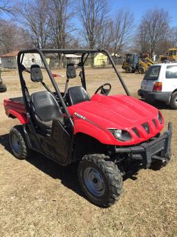 2009 YAMAHA RHINO, 4WD, ONE OWNER, VIN 5Y4AJ32Y39A006105