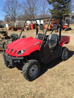 2009 YAMAHA RHINO, 4WD, ONE OWNER, VIN 5Y4AJ32Y39A006105