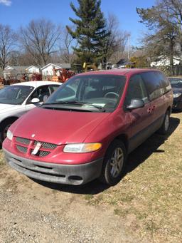 1999 DODGE GRAND CARAVAN, 3.3L GAS ENGINE, AUTO TRANS, PW/PL/PM, AM/FM/CASS