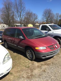 1999 DODGE GRAND CARAVAN, 3.3L GAS ENGINE, AUTO TRANS, PW/PL/PM, AM/FM/CASS