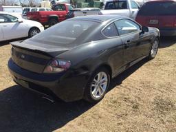 2007 HYUNDAI TIBURON, 2 DOOR, AUTO TRANS, PW/PL/PM, CD PLAYER, CLOTHER INTE