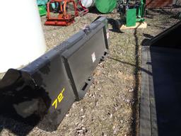 NEW 72'' SKID STEER BUCKET