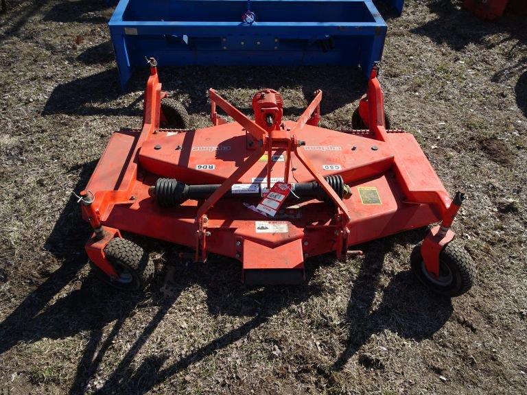 CYCLONE RD6 FINISH TYPER MOWER, 3PT, REAR DISCHARGE, 50'' CUT