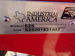 NEW 625 ROUND BALE TRAILER WITH ROAD RUNNER HITCH, S/N 62501831402