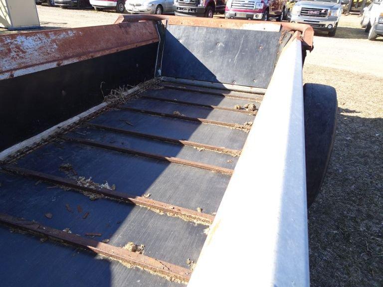 H & S 270 MANURE SPREADER, PTO DRIVEN, HYDRAULIC END GATE, PIN HITCH, S/N 3