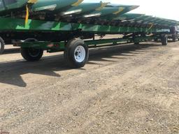 2015 UNVERFERTH AWS-42, ALL WHEEL STEER HEADER CART, 11Lx15 TIRES, WITH STR