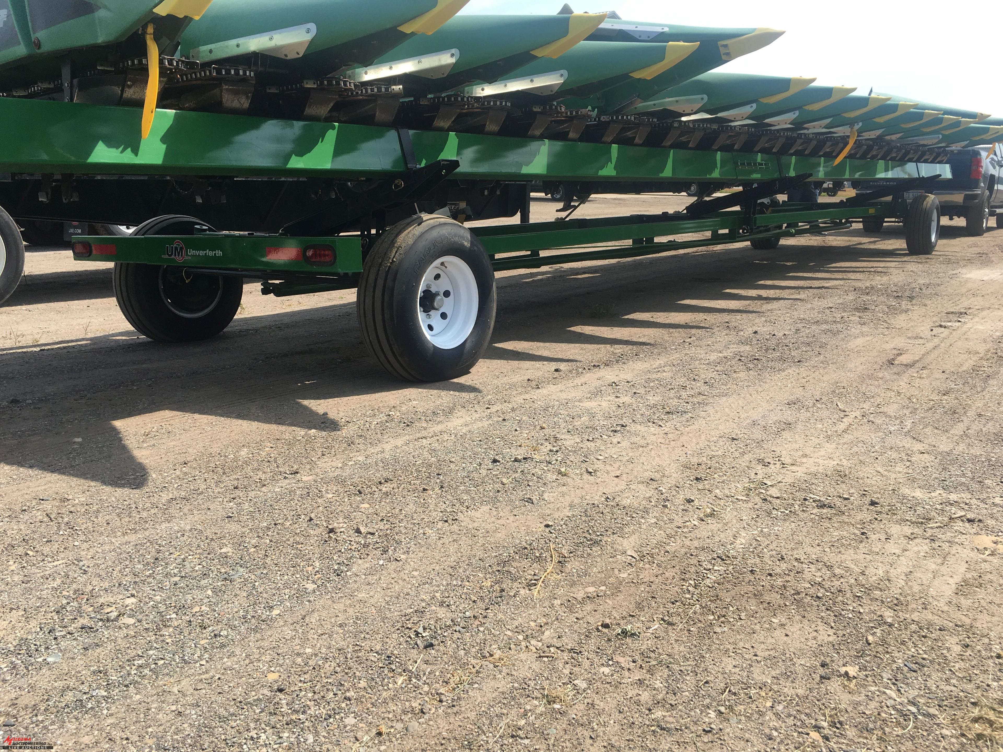 2015 UNVERFERTH AWS-42, ALL WHEEL STEER HEADER CART, 11Lx15 TIRES, WITH STR