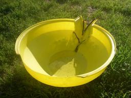 FETERL GRAIN AUGER, APPROX 10'' x 61', 540 PTO DRIVEN, POLY HOPPER, 205/75R1
