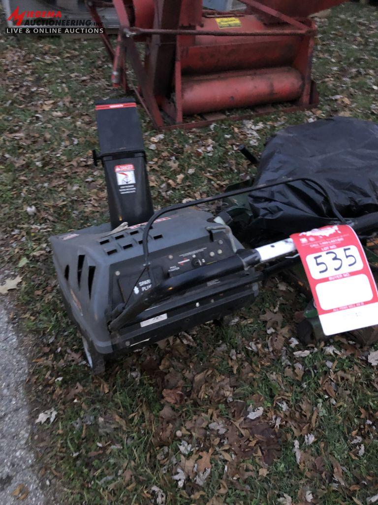 CRAFTSMAN SINGLE STAGE SNOWBLOWER, 21''