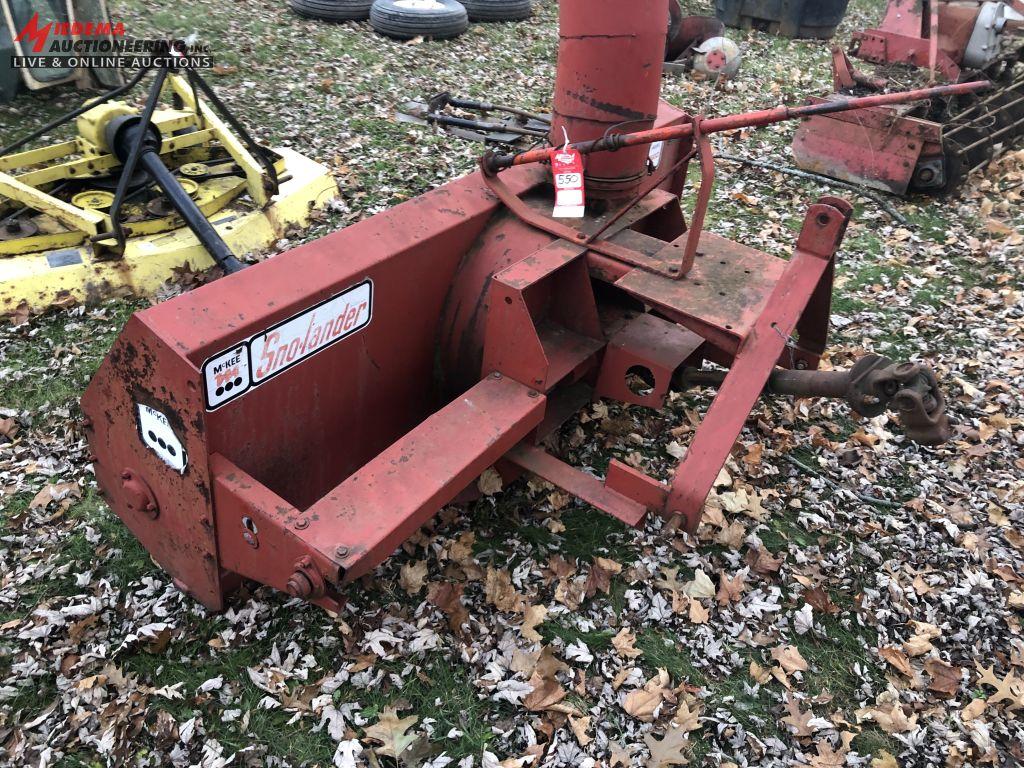 SNO-LANDER 7' SNOWBLOWER, 2-STAGE, 3-POINT