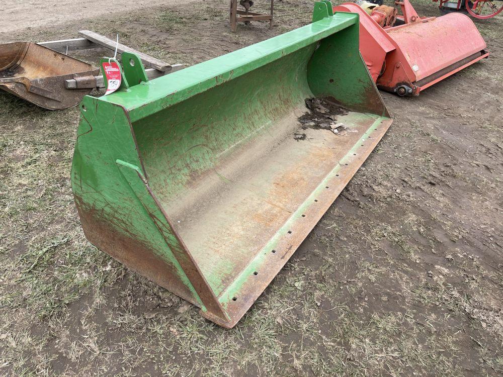 JOHN DEERE LOADER BUCKET, 84''