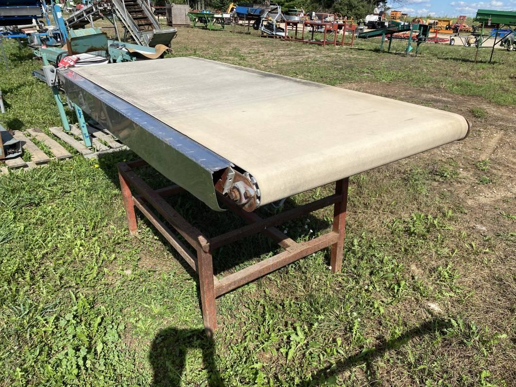 BEI TILT BELT CONVEYOR FOR BLUEBERRIES, 36'' X 8'