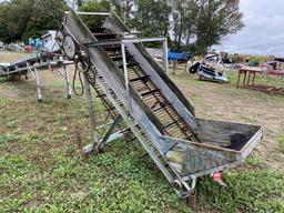 CHAIN INCLINE CONVEYOR, 24'' X 8'