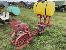 MECHANICAL 1-ROW TRANSPLANTER, MODEL 1000, WITH WATER TANK