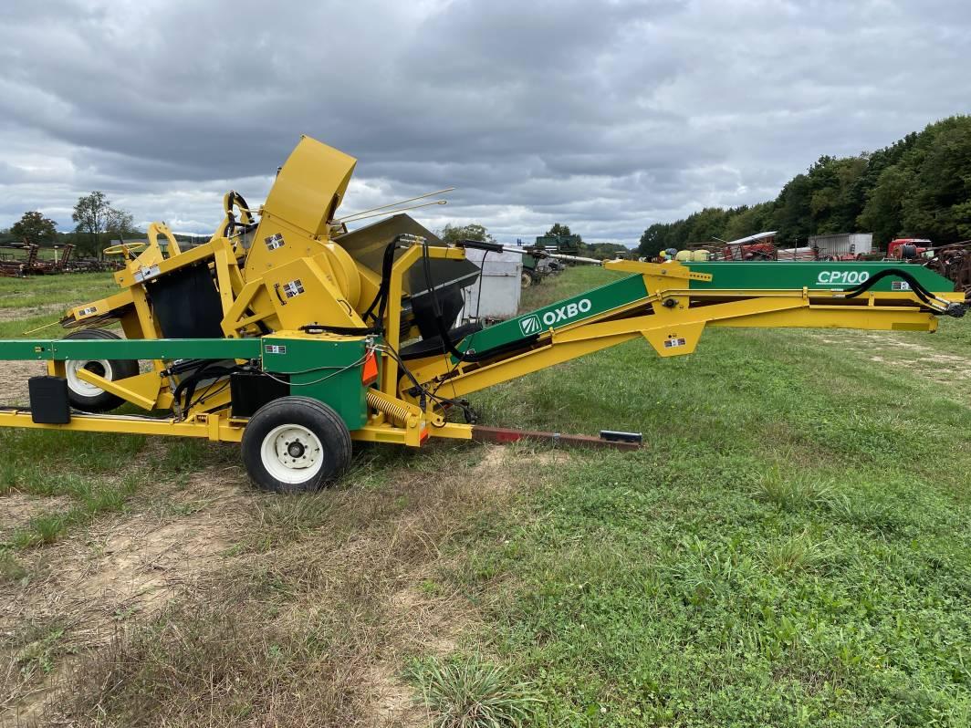 OXBO PIXALL CP100 SWEET CORN PULLER, PICKED 30 ACRES, LINE NEW CONDITION
