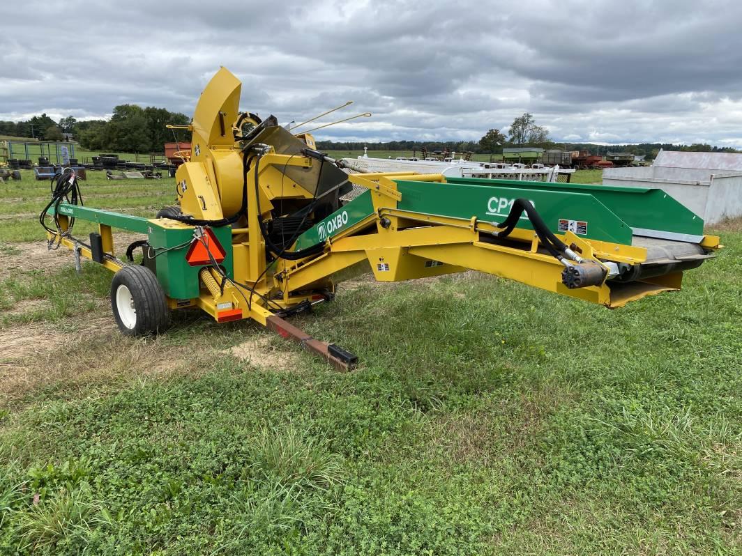 OXBO PIXALL CP100 SWEET CORN PULLER, PICKED 30 ACRES, LINE NEW CONDITION