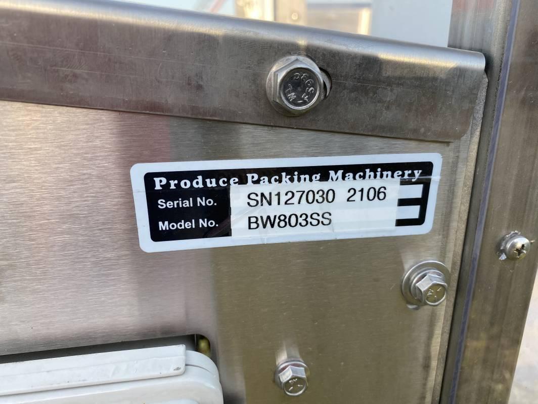 NEW PRODUCE PACKING BARREL WASHER, 30'' X 8' VARIABLE SPEED