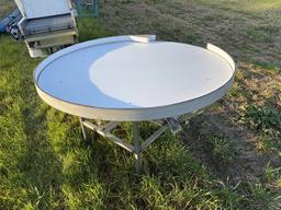 NEW PRODUCE PACKING 5' ROTARY TABLE, STAINLESS