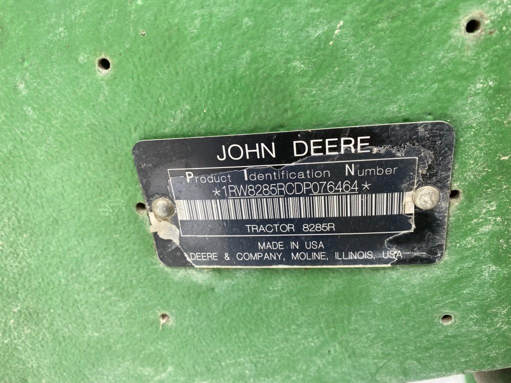 2013 JOHN DEERE 8285R AG TRACTOR