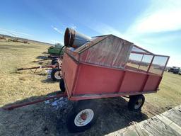 DAVID BRADLEY HYDRAULIC DUMP WAGON WITH COVER
