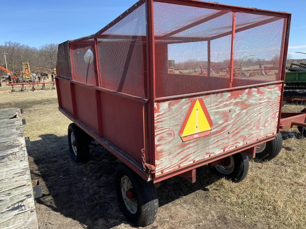 DAVID BRADLEY HYDRAULIC DUMP WAGON WITH COVER