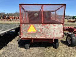 DAVID BRADLEY HYDRAULIC DUMP WAGON WITH COVER