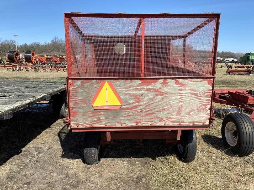 DAVID BRADLEY HYDRAULIC DUMP WAGON WITH COVER