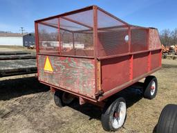 DAVID BRADLEY HYDRAULIC DUMP WAGON WITH COVER